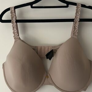 Natori Pure Luxe plunge underwire lace straps Bra Nude 38D